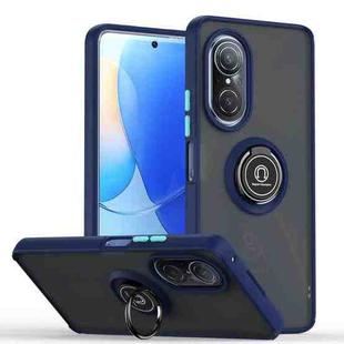 For Huawei nova 9 SE / Honor 50 SE Q Shadow 1 Series TPU + PC Phone Case with Ring(Royal Blue)