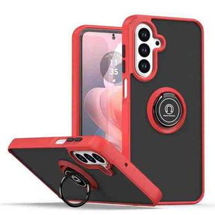 For Samsung Galaxy A17 5G Q Shadow 1 Series TPU + PC Phone Case with Ring(Red)