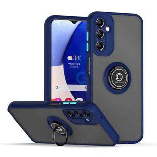 For Samsung Galaxy A14 5G Q Shadow 1 Series TPU + PC Phone Case with Ring(Royal Blue)