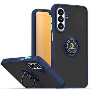 For Samsung Galaxy A26 5G Q Shadow 1 Series TPU + PC Phone Case with Ring(Royal Blue)