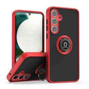 For Samsung Galaxy A35 5G Q Shadow 1 Series TPU + PC Phone Case with Ring(Red)