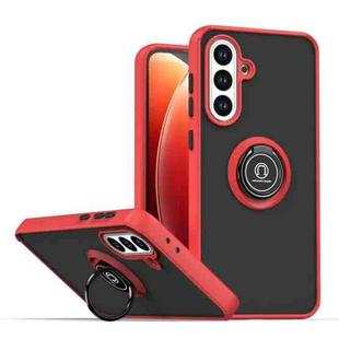 For Samsung Galaxy A56 5G Q Shadow 1 Series TPU + PC Phone Case with Ring(Red)