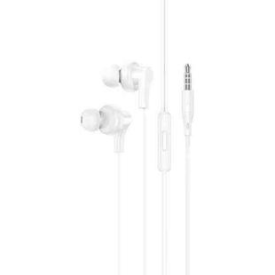 hoco M114 3.5mm Plug In-Ear Call / Gaming Wired Earphone, Cable Length: 1.2m(White)