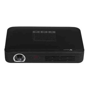 WOWOTO T9 1280 x 800 RGB LED Portable Projector Android 6.0 2GB+16GB, Plug Type:US Plug(Black)