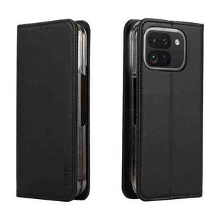 For Google Pixel 9 Pro Fold ABEEL RFID Magnetic Flip Leather Phone Case(Black)