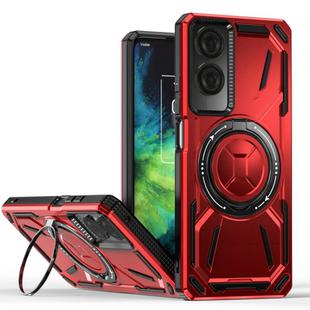 For TCL 50 SE 4G Armor II Series MagSafe Magnetic Holder Phone Case(Red)