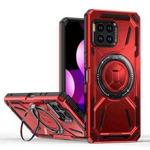 For T-Mobile Revvl 7 Pro 5G Armor II Series MagSafe Magnetic Holder Phone Case(Red)