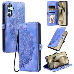 For Samsung Galaxy S23 FE 5G Skin Feel Totem Embossed Leather Phone Case(Purple)