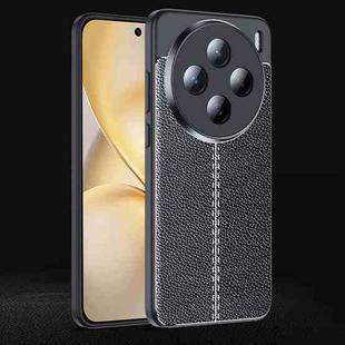 For vivo X200 Pro mini Litchi Texture Shockproof TPU Phone Case(Black)