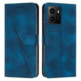 For HMD Pulse Pro Dream Triangle Leather Phone Case with Long  Lanyard(Blue)