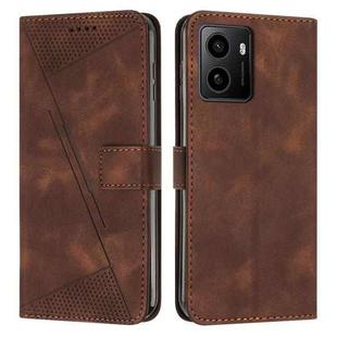 For HMD Pulse Pro Dream Triangle Leather Phone Case with Long  Lanyard(Brown)