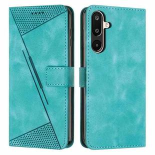 For Samsung Galaxy F16 / M16 5G Dream Triangle Leather Phone Case with Long  Lanyard(Green)