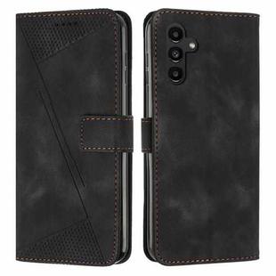 For Samsung Galaxy A17 / A26 5G Dream Triangle Leather Phone Case with Lanyard(Black)