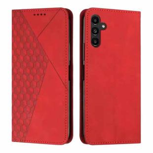 For Samsung Galaxy A17 / A26 5G Diamond Splicing Skin Feel Magnetic Leather Phone Case(Red)