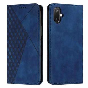 For Samsung Galaxy F06 5G / M06 5G Diamond Splicing Skin Feel Magnetic Leather Phone Case(Blue)