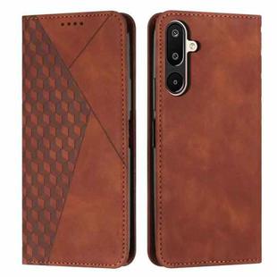 For Samsung Galaxy F16 5G / M16 5G Diamond Splicing Skin Feel Magnetic Leather Phone Case(Brown)