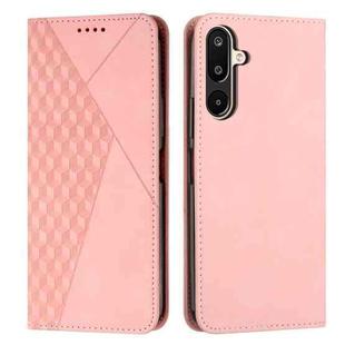 For Samsung Galaxy F16 5G / M16 5G Diamond Splicing Skin Feel Magnetic Leather Phone Case(Rose Gold)