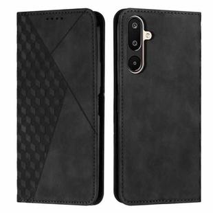 For Samsung Galaxy F16 5G / M16 5G Diamond Splicing Skin Feel Magnetic Leather Phone Case(Black)