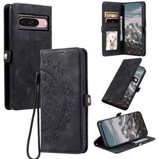 For Google Pixel 9 / 9 Pro Skin Feel Totem Embossed Leather Phone Case(Black)