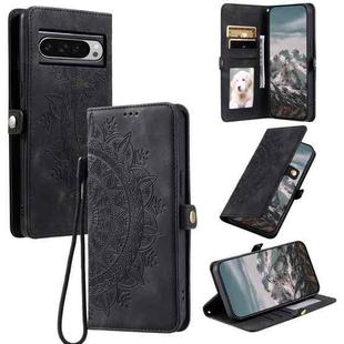 For Google Pixel 9 Pro XL Skin Feel Totem Embossed Leather Phone Case(Black)