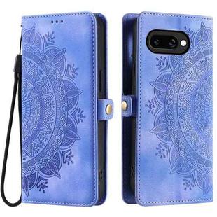 For Google Pixel 9a Skin Feel Totem Embossed Leather Phone Case(Purple)