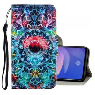 For Vivo S1 Pro 3D Colored Drawing Horizontal Flip PU Leather Case with Holder & Card Slots & Wallet(Mandala)