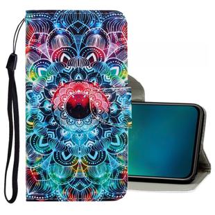 For Vivo V17 Pro 3D Colored Drawing Horizontal Flip PU Leather Case with Holder & Card Slots & Wallet(Mandala)