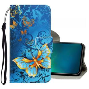 For Vivo V17 Pro 3D Colored Drawing Horizontal Flip PU Leather Case with Holder & Card Slots & Wallet(Jade Butterfly)