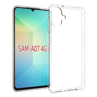 For Samsung Galaxy A07 4G Waterproof Texture TPU Phone Case(Transparent)