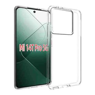 For Xiaomi 14T Pro Waterproof Texture TPU Phone Case(Transparent)