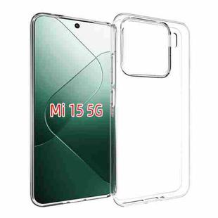 For Xiaomi 15 Waterproof Texture TPU Phone Case(Transparent)