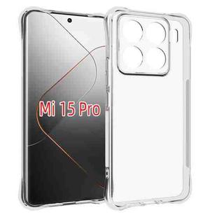 For Xiaomi 15 Pro Shockproof Non-slip Thickening TPU Phone Case(Transparent)