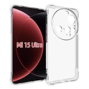 For Xiaomi 15 Ultra Shockproof Non-slip Thickening TPU Phone Case(Transparent)