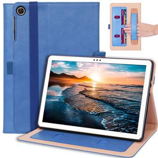 For Huawei Enjoy Tablet 2 10.1 inch Business Retro Texture Horizontal Flip Leather Case with Holder & Card Slots & Hand Strap(Blue)