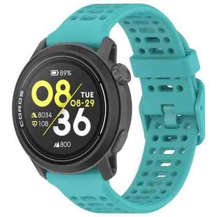 For COROS PACE 3 Color Buckle Liquid Silicone Strap(Dark Green)