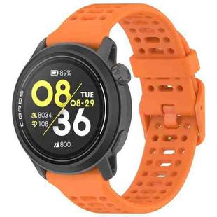 For COROS PACE 3 Color Buckle Liquid Silicone Strap(Orange)