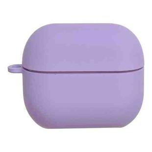 For Samsung Galaxy Buds3 / 3 Pro Solid Color PC Frosted Earphone Protective Case(Purple)