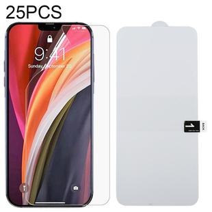 For iPhone 12 / 12 Pro 25 PCS Full Screen Protector Explosion-proof Hydrogel Film