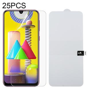 For Samsung Galaxy M31 25 PCS Full Screen Protector Explosion-proof Hydrogel Film