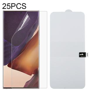 For Samsung Galaxy Note20 Ultra 25 PCS Full Screen Protector Explosion-proof Hydrogel Film