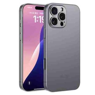 For iPhone 16 Pro Max GKK AG Craft Skin Feel Full Coverage Phone Case(Mountain Gray)