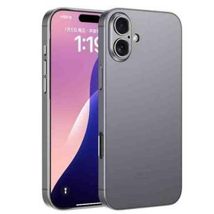 For iPhone 16 Plus GKK AG Craft Skin Feel Full Coverage Phone Case(Mountain Gray)