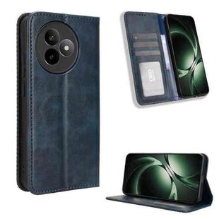 For Redmi K80 Ultra Magnetic Buckle Retro Texture Leather Phone Case(Blue)