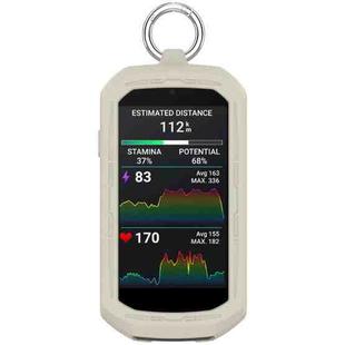 For Garmin Edge 1050 Full Coverage Stopwatch Silicone Protective Case(Beige)