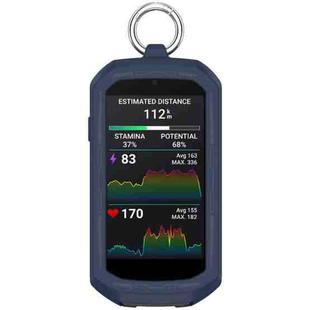 For Garmin Edge 1050 Full Coverage Stopwatch Silicone Protective Case(Midnight Blue)