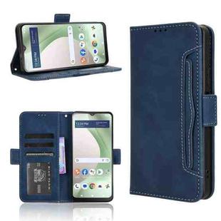 For BLU View 5 Skin Feel Calf Texture Card Slots Leather Phone Case(Blue)