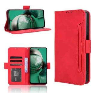 For HMD Pulse Pro / Pulse / Pulse+ Skin Feel Calf Texture Card Slots Leather Phone Case(Red)