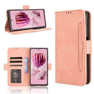 For HMD Skyline Skin Feel Calf Texture Card Slots Leather Phone Case(Pink)