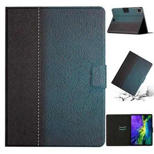 For iPad Pro 11 2024 Stitching Solid Color Flip Leather Smart Tablet Case(Green)