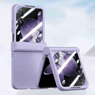 For Xiaomi Mix Flip Three Parts Integrated PC Skin Feel Shockproof Phone Case(Purple)